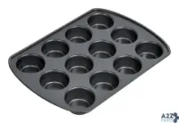 Wilton Industries 191002982 15 In. W X 10.5 In. L Muffin Pan Gray - Total Qty: 1