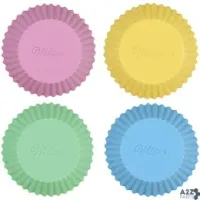 Wilton Industries 191007212 2.37 In. W X 2 In. L Baking Cups Assorted 12 Pk - Total