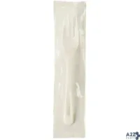 World Centric FO-PS-I Tpla Compostable Cutlery, Fork, 6.3", White, 750/Carton