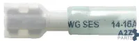 Heat Shrink Crimp and Seal Fully-Insulated Female Slip-On Connector. 16-14 AWG. .250" Tab.  Refills for G35-007 Contains 20 pieces