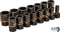 15-Piece Bolt Biter™ 1/4" and 3/8" Drive Impact Extraction Socket Set