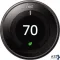 Google Nest Learning Thermostat- Mirror Black