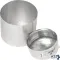 4" Double Wall Corrguard Value Stainless Steel Tee Cap Less Drain