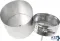 4" Double Wall Corrguard Value Stainless Steel Tee Cap With Drain