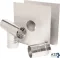 4" Single Wall Corrguard Value Stainless Steel Horizontal Unit Heater Kit