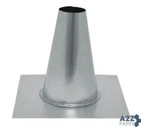 6" B-Vent Tall Cone Flashing
