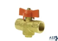 3/4" Ball Valve for Gas with NPT Female Connections