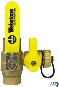 Pro-Pal Series® Union-Ball Drain™ Full Port Forged Brass Ball Valves with Single Union End, Hi-Flow Hose Drain and Reversible Handle