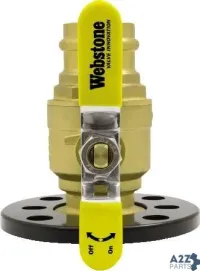 The Isolator with Round Flange Full Port Forged Brass Uni-Flange Ball Valve