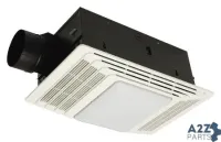 Heater, Exhaust Fan and Light Fixture Two-Motor System for Efficient Performance