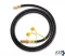 NG 1/2" Hose with Quick Disc 10 ft.: Fits Crown Verity Brand