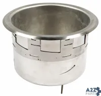 APW Wyott AS-56588 7Qt Round Well Pan Assembly W/Dr