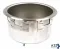 Well Pot 10.5 qt. with Drain: Fits APW Wyott Brand, For Mfr. No. SM-50-11/SM-50-11D