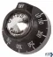 Thermostat Dial, Black: Fits Imperial Brand