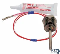 Temperature Probe with Loctite: Fits Frymaster Brand, For 8064206, For 43WT81