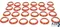 24PK GASKET KIT FOR HEAT EXCH For Raypak Part# 007834F