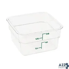 Container Clear 2qt for Cambro Part# 2SFSCW