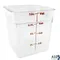 Container Clear 8qt for Cambro Part# 8SFSCW