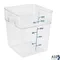 Container Clear 18qt for Cambro Part# 18SFSCW