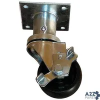 Caster Plate-3" W/brake for Pitco Part# PP10809