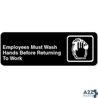 Sign,wash Hands for Vollrath/Idea-medalie Part# 4530(QUOTE)
