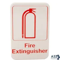Sign,Fire Extinguisher, 6X9" for Traex - Part# 5618