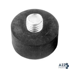 Threaded Rubber Foot for Globe Part# 215A