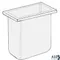 Jar, Poly - 7" Shallow for Server Products Part# 82558
