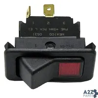 Lighted Rocker Switch for FWE (Food Warming Eq) Part# SWH RCK L E1