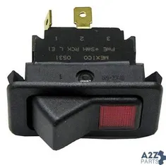 Lighted Rocker Switch for FWE (Food Warming Eq) Part# SWH RCK LE1