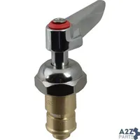 Stem Assembly (Ceramic, Hot) for T&S Brass Part# TS012446-25