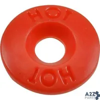 Button (Red) for Fisher Manufacturing Part# 2000-8000