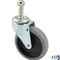 Caster,Stem (4"Od,1/2-13,Gray) for Lockwood Manufacturing Part# CAS-41TH
