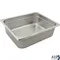 Pan,Steam Table (Half, 4"D) for Browne Foodservice Part# 8124
