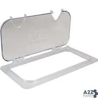 Lid(Ez Access,Third,Notch,Clr) for Carlisle Foodservice Products Part# CAL10279Z07