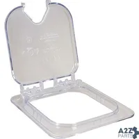 Lid(Ez Access,Sixth,Notch,Clr) for Carlisle Foodservice Products Part# 10319Z