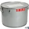 Pot,Oil Filter(55 Lbs, W/ Lid) for Miroil Part# 60L