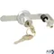 Lock,Sliding Glass Door(4-3/8) for Standard Keil Part# 1222-1210-3000