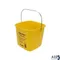 Pail,Cleaning (Yellow, 6 Qt) for San Jamar Part# SJKP196KCYL
