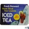 Decal,Iced Tea (Fresh Brewed) for Bunn-O-Matic Part# BU03043.0002