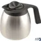 Carafe,Thermal (W/ Black Lid) for Bunn-O-Matic Part# 51746.0001