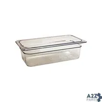 Pan (1/3 X 4", Clear) for Cambro Part# 34CW-135
