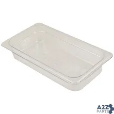 Pan,Food (Third,Clear,2-1/2"D) for Cambro Part# 32CW135
