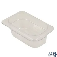 Pan,Food (Clear,Ninth, 2") for Cambro Part# 92CW135