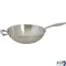 Wok Pan (5 Qt, 12"Od, S/S) for Browne Foodservice Part# 5724095