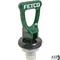 Faucet,Upper (Green) for Fetco Part# 1071-00031-00