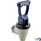 Faucet (Blue Handle) for Fetco Part# FET1102.00100.00
