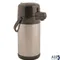 Airpot (74 Oz, S/S, Push Pump) for Service Ideas Part# SIDSECA22S