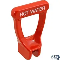 Handle,Faucet (Red/Hot) for American Metal Ware Part# AMWA537-039