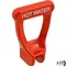 Handle,Faucet (Red/Hot) for American Metal Ware Part# AMWA537-039
